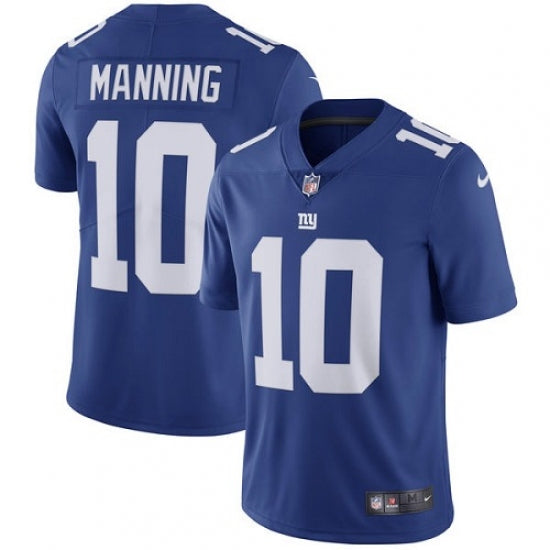 Men's New York Giants Eli Manning Limited Player Jersey Royal Blue